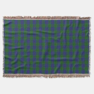 Schottischer Clan Barclay, das grün-blauen Tartan Decke