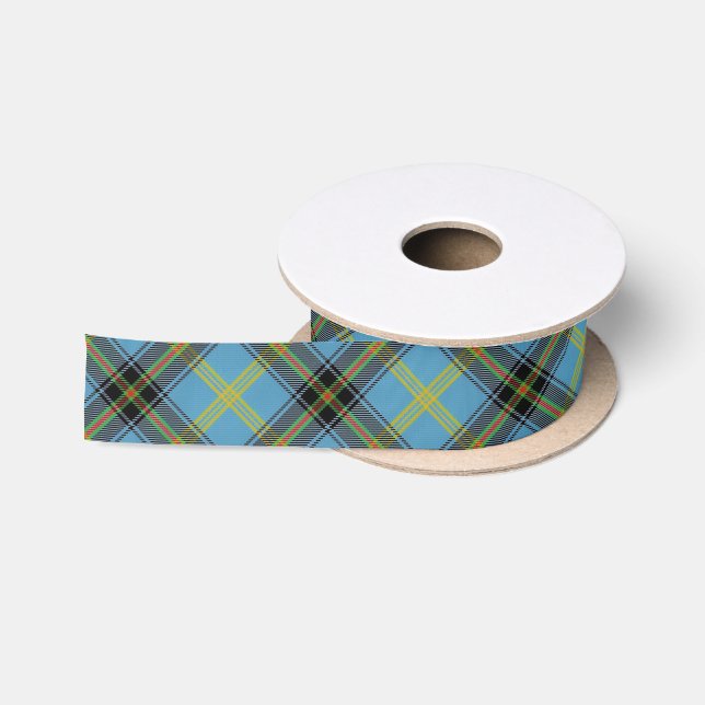 Schottischer Clan-Bell klassischer Tartan kariert Satinband (Spule)