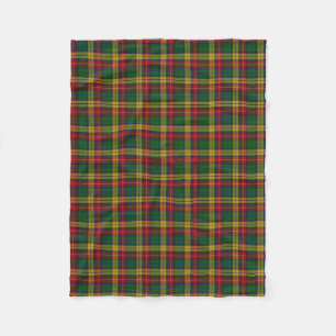 Schottischer Clan-Buchanan-KlassikerTartan Fleecedecke