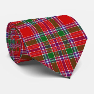 Schottischer Clan Burrell Tartan kariert Krawatte