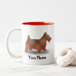 Schottischer Clan Chattan Tartan Schottischer Terr Zweifarbige Tasse