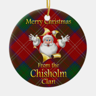 Schottischer Clan Chisholm Weihnachtsschmuck