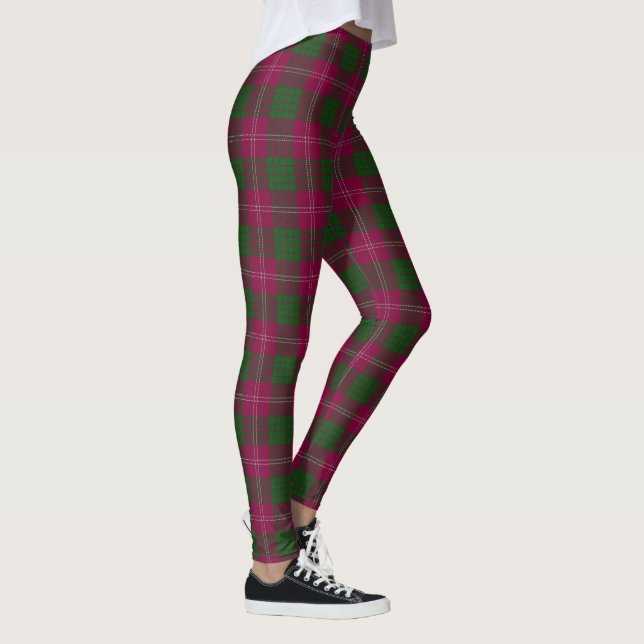 Schottischer Clan-CrawfordTartan Leggings (Rechts)