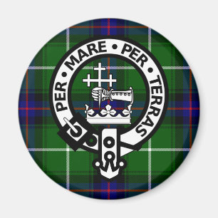 Schottischer Clan-DonaldTartan und -Wappen Magnet