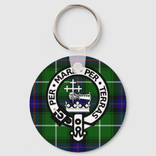 Schottischer Clan-DonaldTartan und -Wappen Schlüsselanhänger