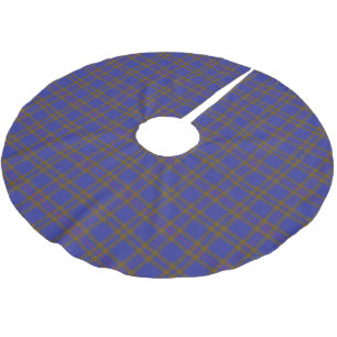 Schottischer Clan-Eliot Elliott Tartan Polyester Weihnachtsbaumdecke