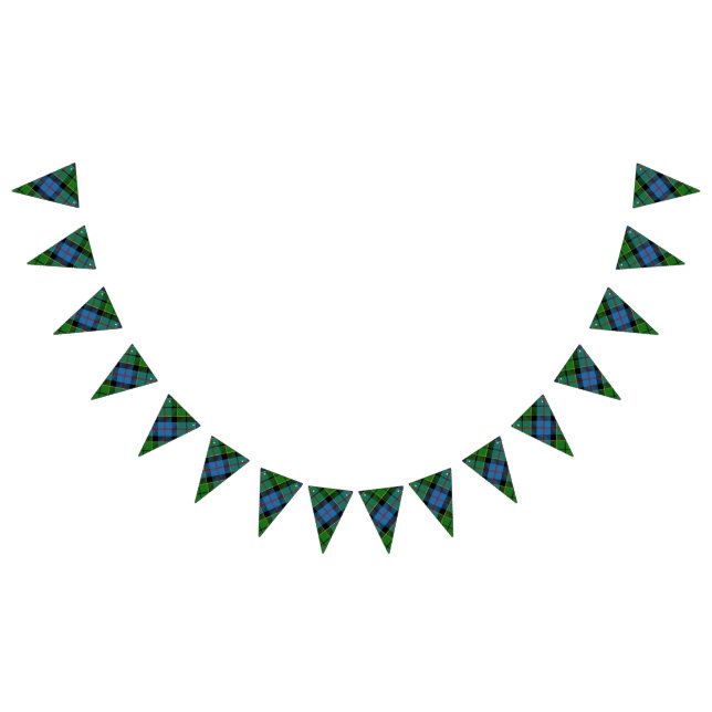 Schottischer Clan Forsyth Tartan Wimpelkette (Alle)