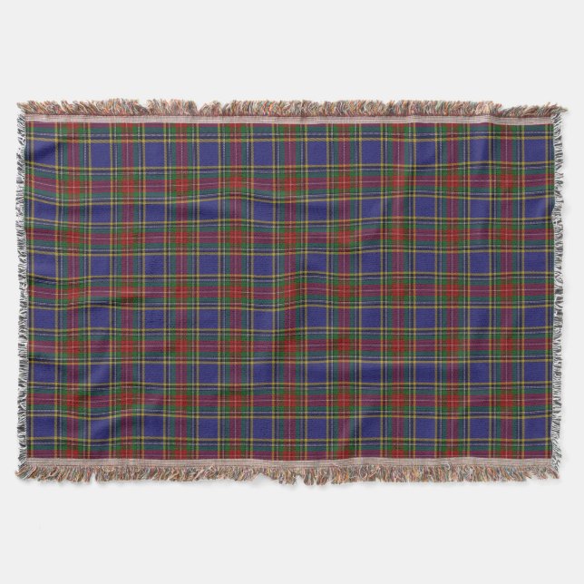 Schottischer Clan-MacbethTartan kariert Decke (Vorderseite)