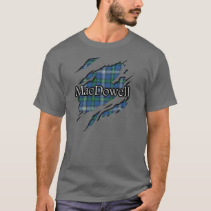 Schottischer Clan MacDowell MacDowall Tartan Spiri T-Shirt