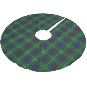 Schottischer Clan MacIntyre Tartan Polyester Weihnachtsbaumdecke