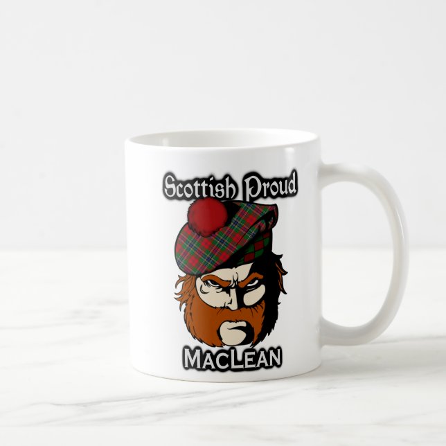 Schottischer Clan MacLean TartanScottish Kaffeetasse (Rechts)