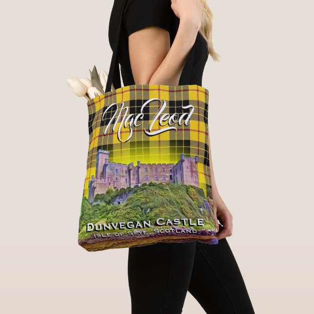 Schottischer Clan MacLeod Dunvegan SchlossTartan Tasche (Von Nahem)