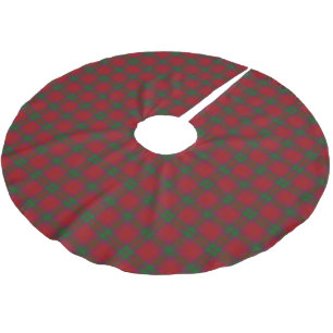 Schottischer Clan MacNab Tartan Polyester Weihnachtsbaumdecke