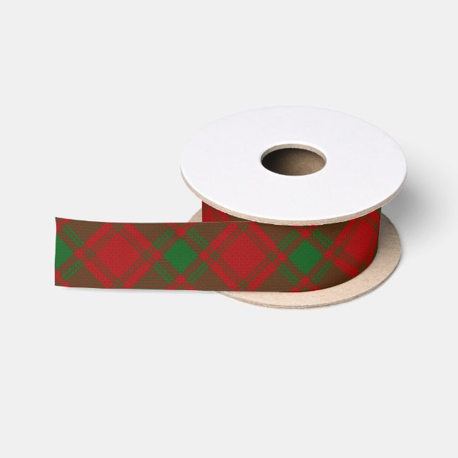 Schottischer Clan MacQuarrie KlassikerTartan Satinband (Spule)