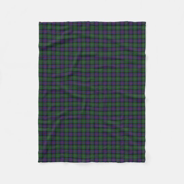 Schottischer Clan-Malcolm-KlassikerTartan Fleecedecke (Vorderseite)