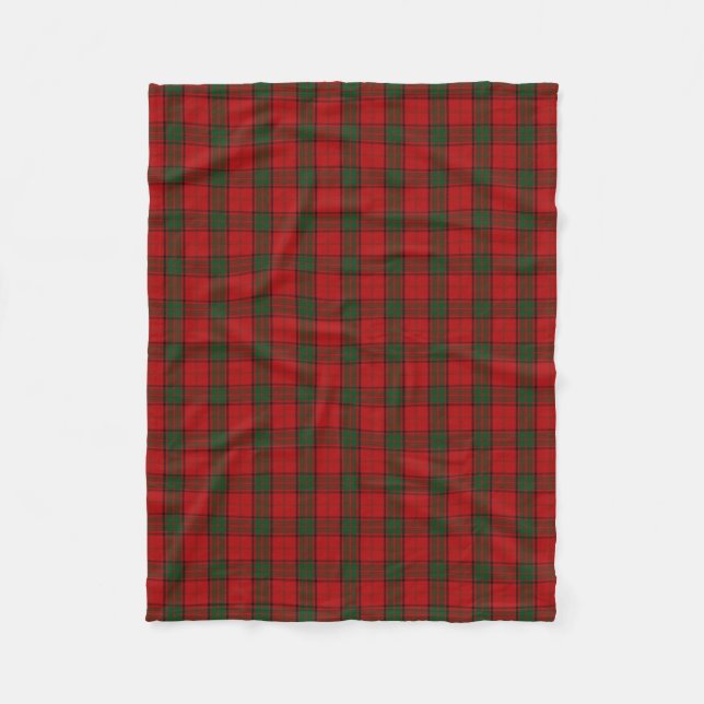 Schottischer Clan-Maxwell-KlassikerTartan Fleecedecke (Vorderseite)