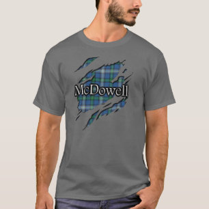 Schottischer Clan McDowell MacDowall Tartan-Geist T-Shirt