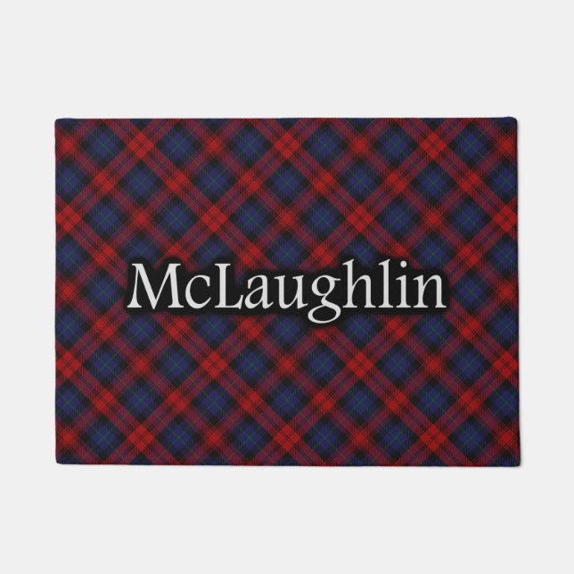 Schottischer Clan McLaughlin MacLachlan Tartan Fußmatte (Vorderseite)