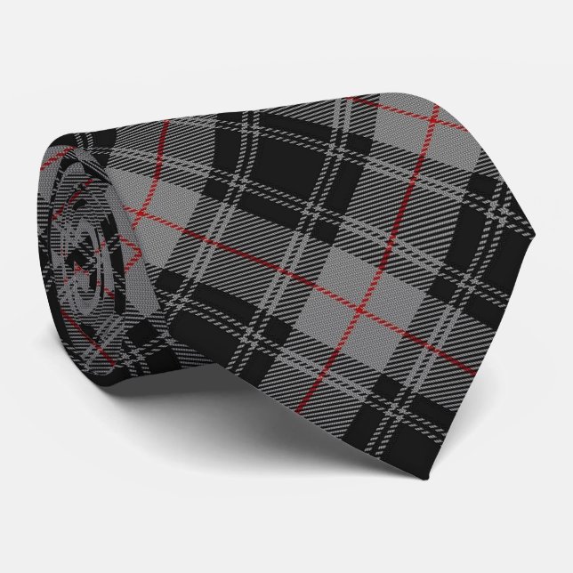 Schottischer Clan Moffat Tartan kariert Krawatte (Gerollt)