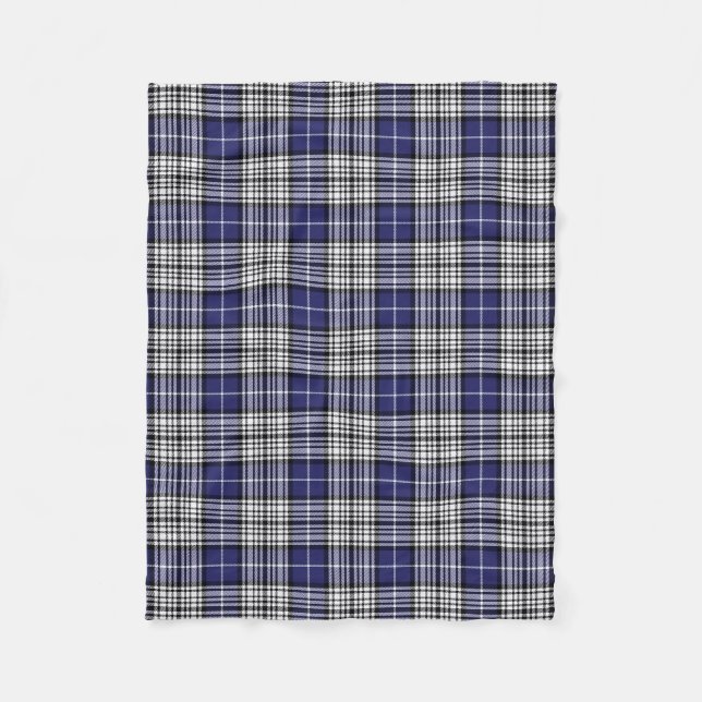 Schottischer Clan Napier Tartan Kariert Fleecedecke (Vorderseite)