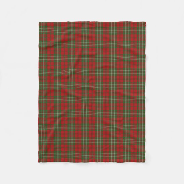 Schottischer Clan-Scott-KlassikerTartan Fleecedecke (Vorderseite)