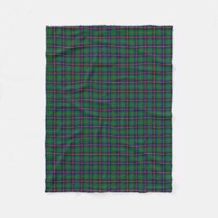 Schottischer Clanjunger klassischer Tartan Fleecedecke