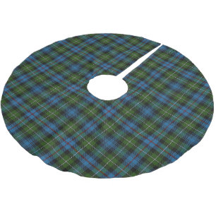 Schottischer der Clan-MackenzieTartan Polyester Weihnachtsbaumdecke