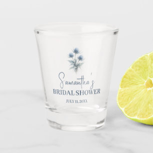 Schottischer Distel-Staubblauer Blumen-Brautjungfe Schnapsglas
