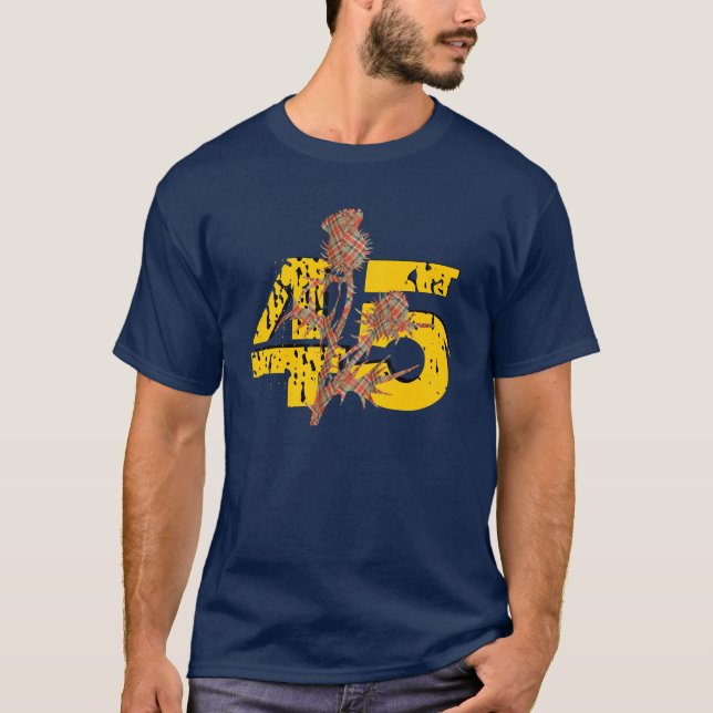 Schottischer Distel-T - Shirt der (Vorderseite)