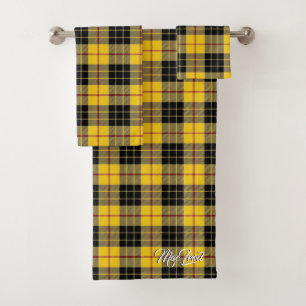 Schottischer Flair-Clan MacLeod von LewisTartan Badhandtuch Set