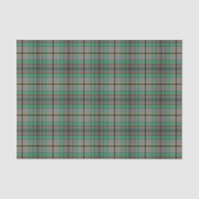 Schottischer Geschenk-Clan-CraigTartan Seidenpapier (Vorderseite)