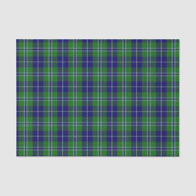 Schottischer Geschenk-Clan-DouglasTartan Seidenpapier (Vorderseite)