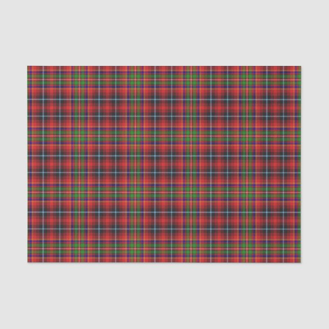 Schottischer Geschenk-Clan Innes Tartan Seidenpapier (Vorderseite)