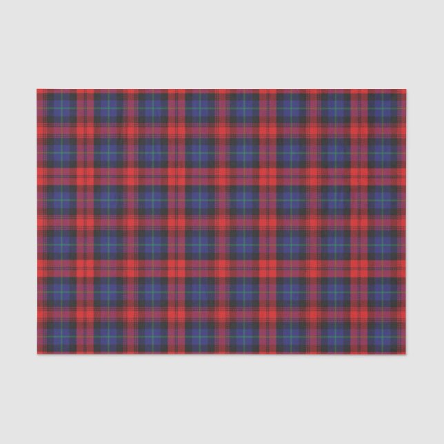 Schottischer Geschenk-Clan MacLachlan Tartan Seidenpapier (Vorderseite)