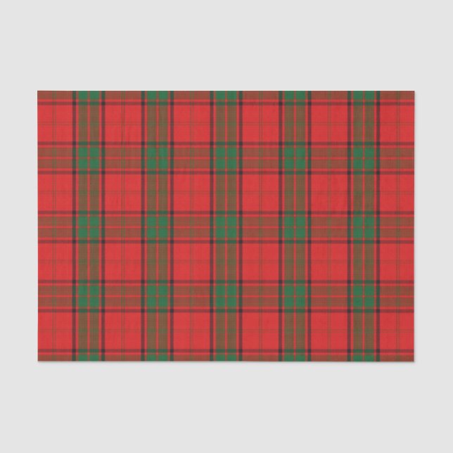Schottischer Geschenk-Clan-MaxwellTartan Seidenpapier (Vorderseite)