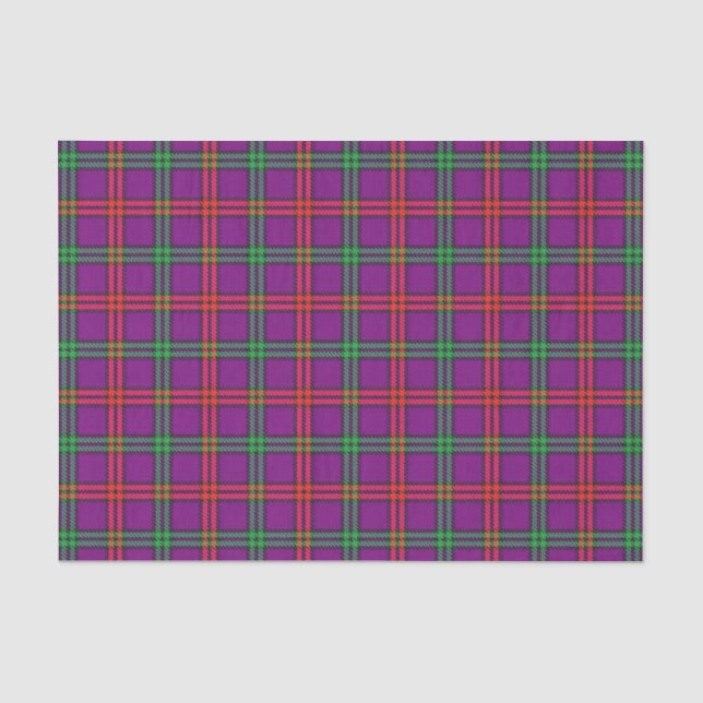 Schottischer Geschenk-Clan-MontgomeryTartan Seidenpapier (Vorderseite)