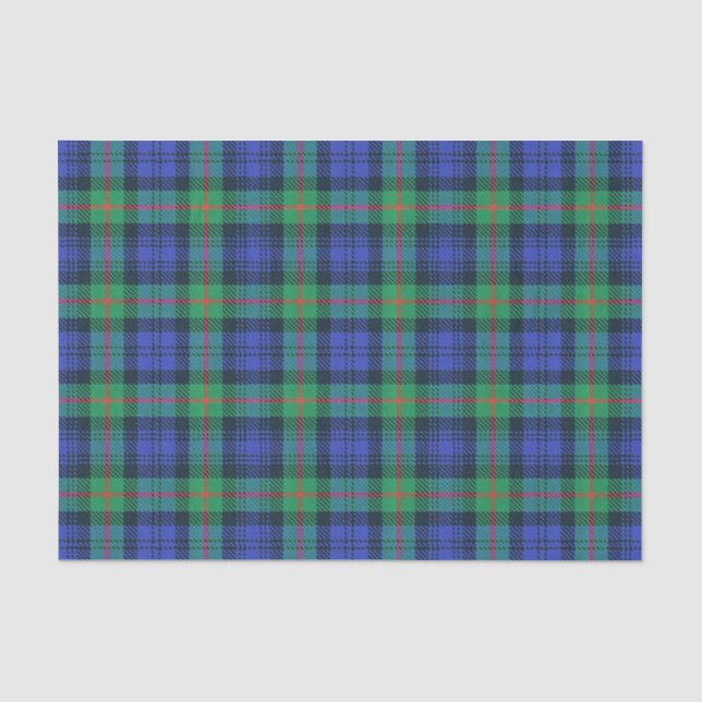 Schottischer Geschenk-Clan-MurrayTartan Seidenpapier (Vorderseite)