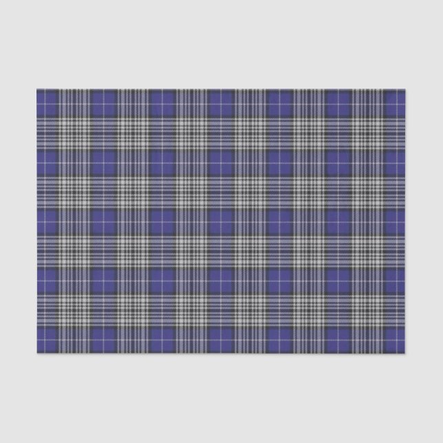 Schottischer Geschenk-Clan-NapierTartan Seidenpapier (Vorderseite)
