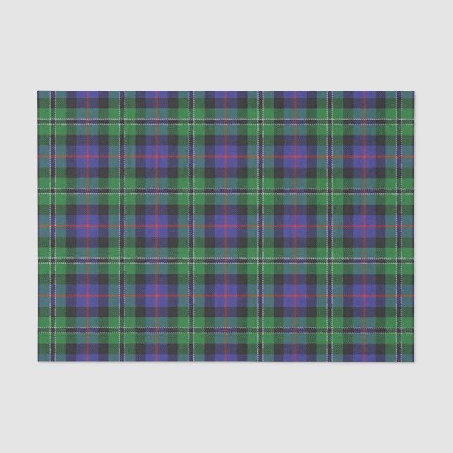 Schottischer Geschenk-Clan-RoseTartan Seidenpapier (Vorderseite)