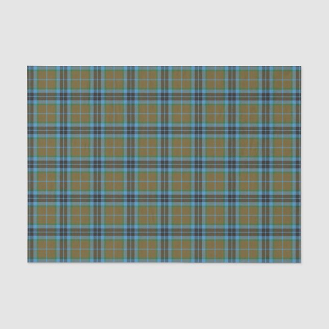Schottischer Geschenk-Clan-Thompson-JagdTartan Seidenpapier (Vorderseite)