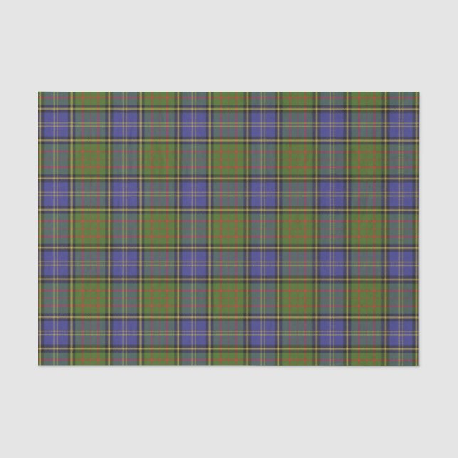 Schottischer Geschenk-Clanmacmillan-JagdTartan Seidenpapier (Vorderseite)