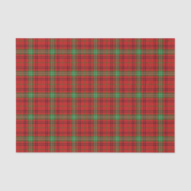 Schottischer Geschenk-ClanMorrisonTartan Seidenpapier (Vorderseite)