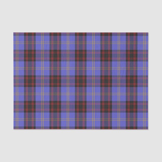 Schottischer Geschenk-ClanRutherfordTartan Seidenpapier (Vorderseite)