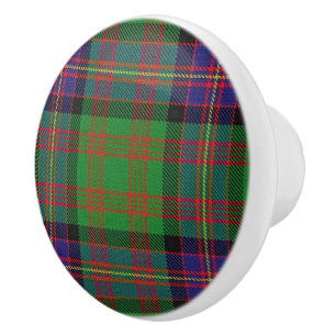 Schottischer Herrlichkeits-Clan Cochrane Tartan Keramikknauf