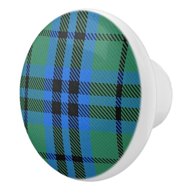 Schottischer Herrlichkeits-Clan-KeithTartan Keramikknauf (Rechts)