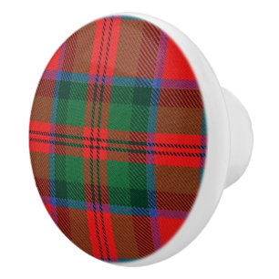 Schottischer Herrlichkeits-Clan MacDuff Tartan Keramikknauf