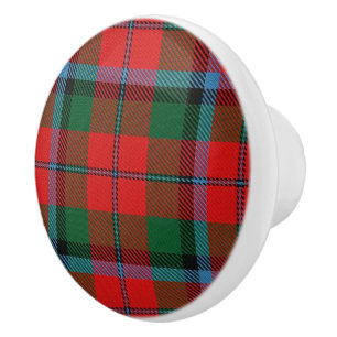 Schottischer Herrlichkeits-Clan MacNaughton Tartan Keramikknauf
