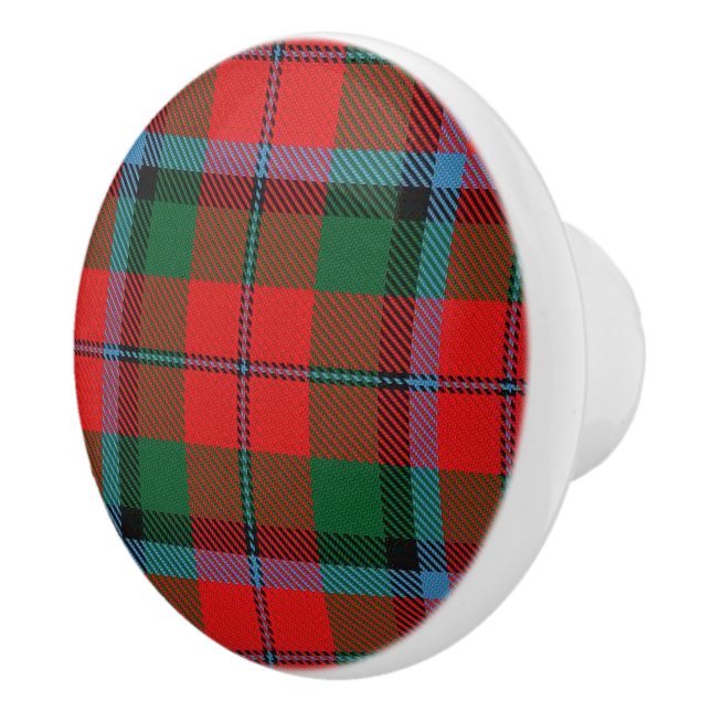 Schottischer Herrlichkeits-Clan MacNaughton Tartan Keramikknauf (Rechts)