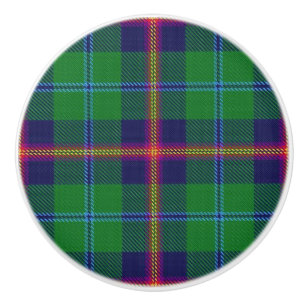 Schottischer Herrlichkeits-Clanjunger Tartan Keramikknauf