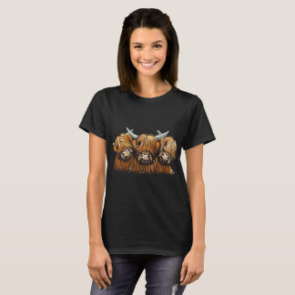 schottischer Highland Cows 'THE YOUNG ONES' T - Sh T-Shirt